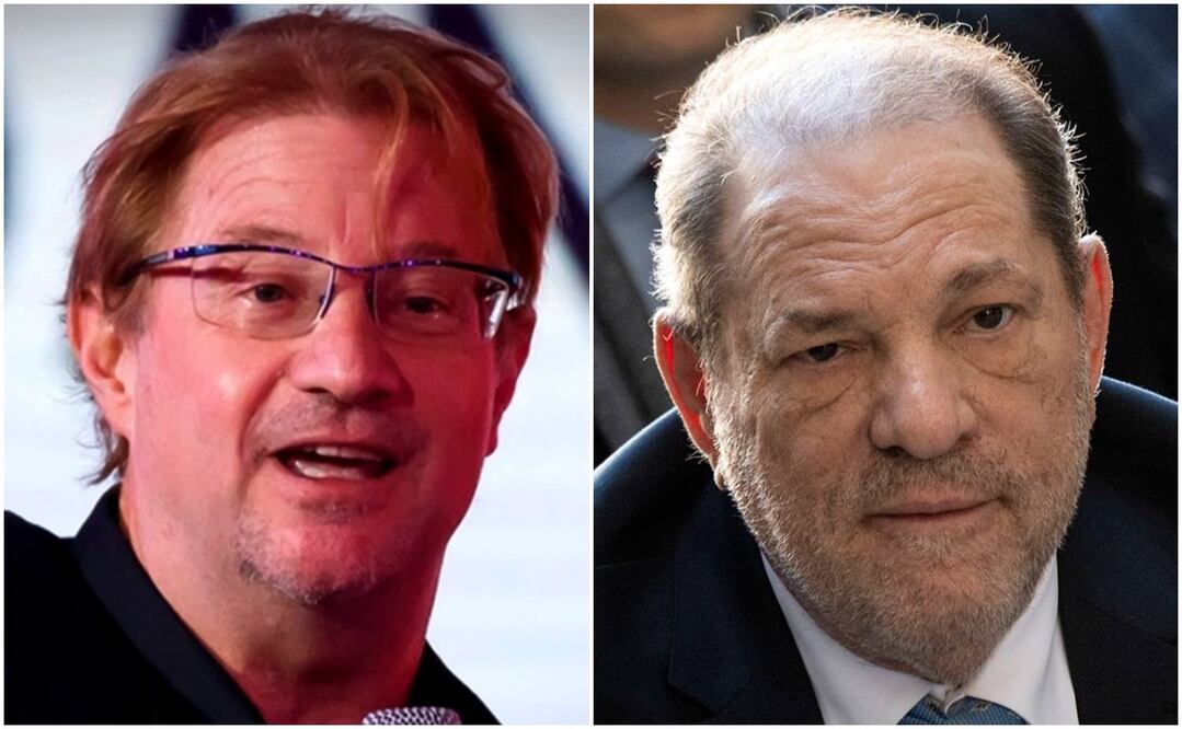 En la imagen Andrés Roemer, a la izquierda, y el exproductor de cine, Harvey Weinstein, a la derecha. Fotos: Archivo El Universal