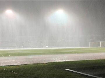 Suspenden juego de Copa MX por tormenta eléctrica