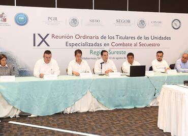 Se reúnen en Tabasco titulares de unidades antisecuestro del sureste