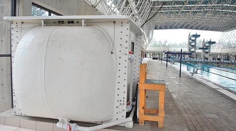 Inútil canal de nado de la Federación Mexicana de Natación