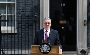 Keir Starmer anuncia su dimisión como primer ministro del Reino Unido. Foto: EFE