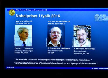 Tres científicos británicos comparten el Nobel de Física