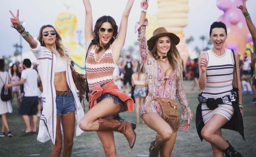 Coachella se caracteriza por su estilo boho chic. Foto: Instagram alessadnraambrosio