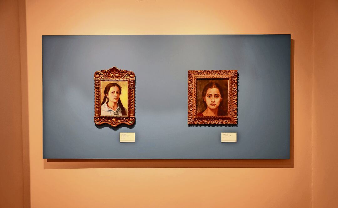 Desde temprana edad, Pilar Calvo se dedicó a la pintura. Su especialidad era el retrato y autorretrato. Foto: Fernanda Zamora / EL UNIVERSAL