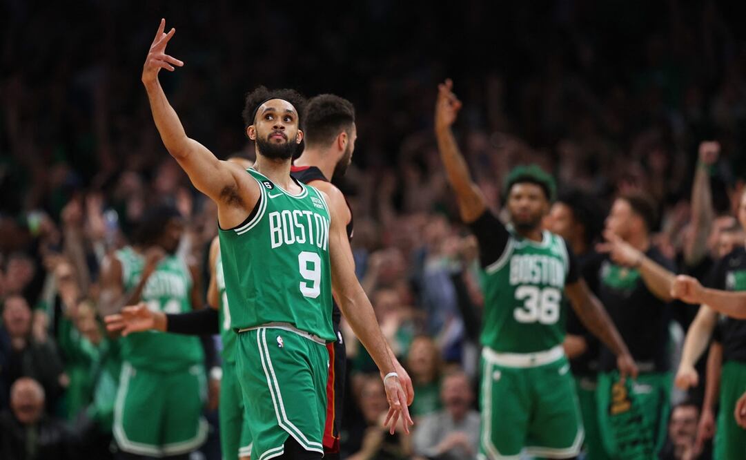 Derrick White fue el héroe de Boston / Foto: AFP