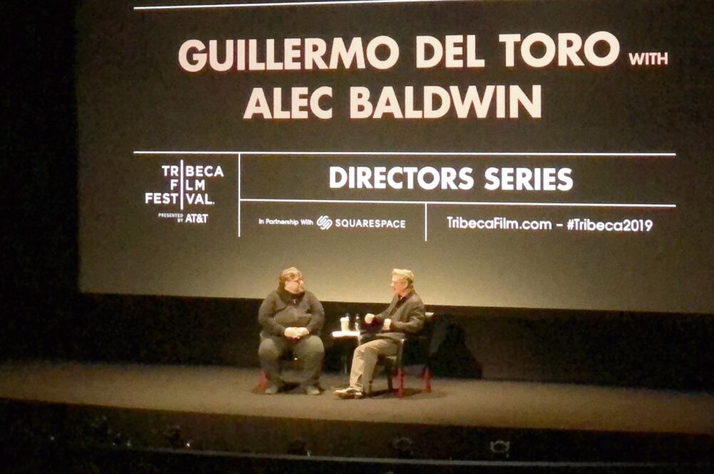 Alec Bladwin moderó la charla organizada por el Festival Tribeca. Foto: ALEJANDRA MUSI. EL UNIVERSAL