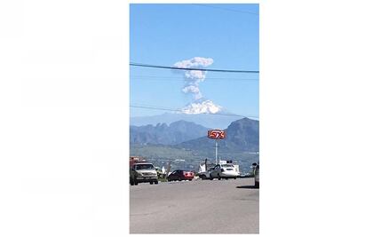 Popocatépetl emite 68 exhalaciones con ligeras cantidades de ceniza