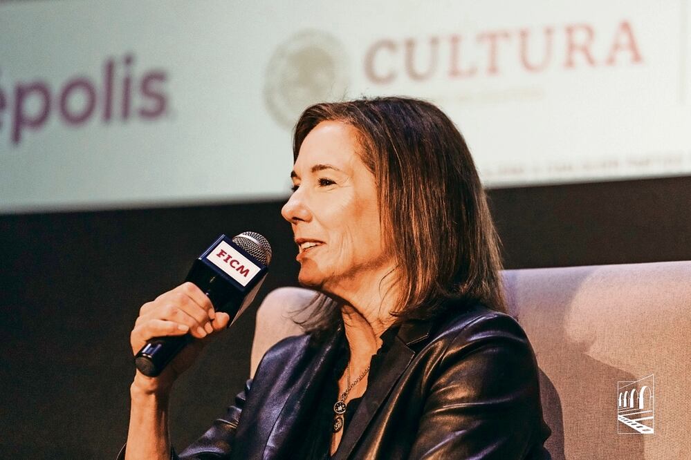 Kathleen Kennedy destaco que se viven momentos inéditos en el ámbito cinematográfico. Foto: FICM Sala de prensa