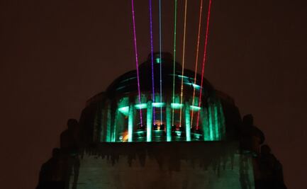 Último día para ver el arcoíris del Monumento a la Revolución