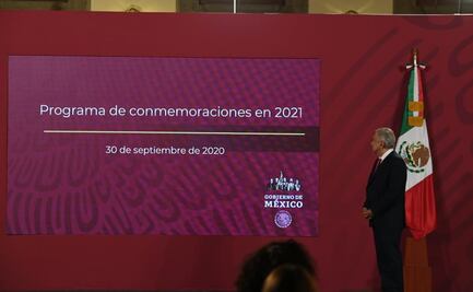 Este es el plan de AMLO en 2021 para conmemorar la fundación de Tenochtitlán y la Independencia