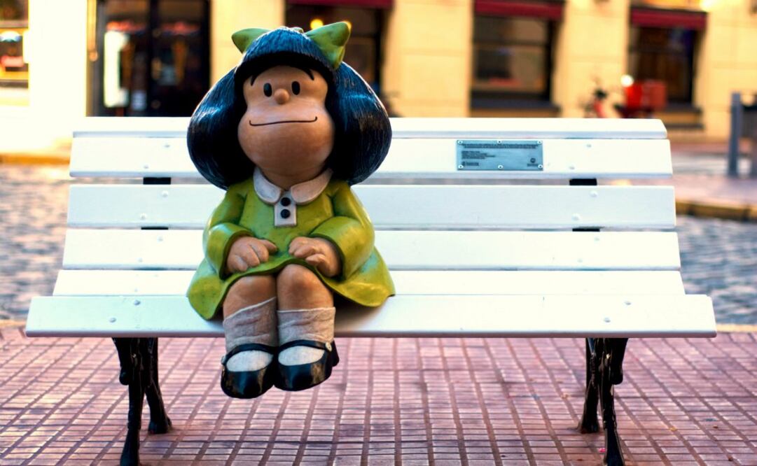 La figura de este personaje creado por el argentino Salvador Lavado está en el número 371 de la calle Chile. (Foto: Beatrice Murch)