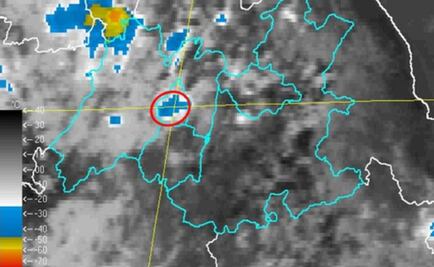 Graniza en la Miguel Hidalgo