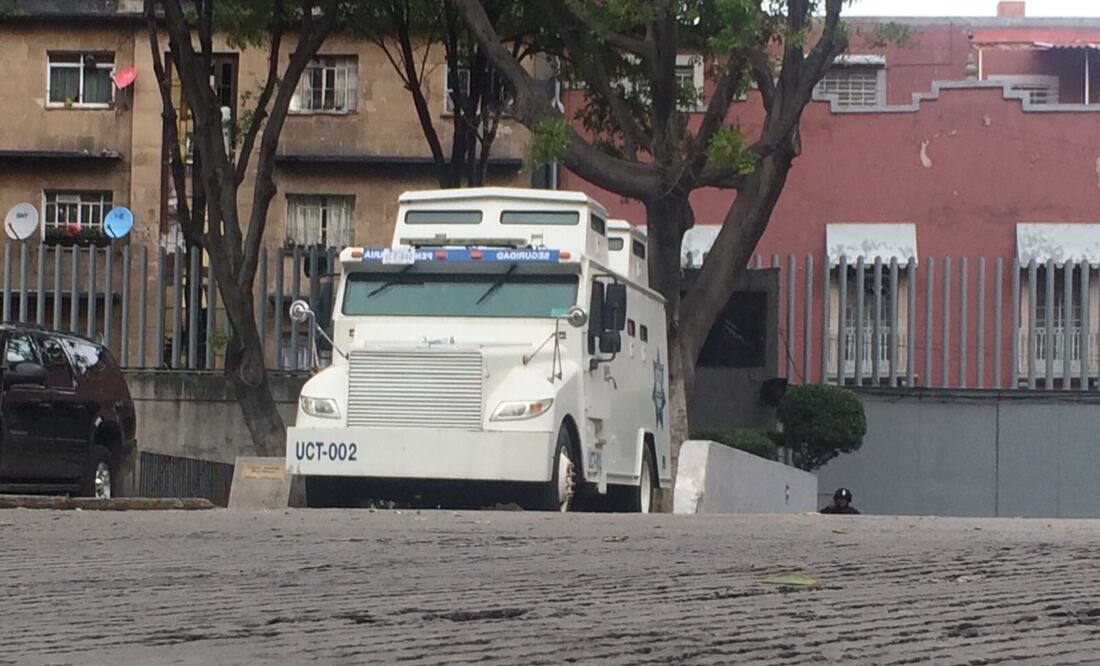 Así llegaron los detenidos a la SEIDO (Fernando Ramírez/ELUNIVERSAL)