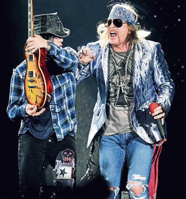 Ni premios de competencia ni de trayectoria ha obtenido Guns N Roses (MARK ALLAN. AP)
