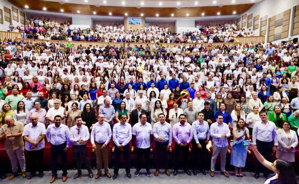 En la Universidad Autónoma de Sinaloa reitero que continuara con la defensa  de la institución (27/08/2025). Foto: Especial