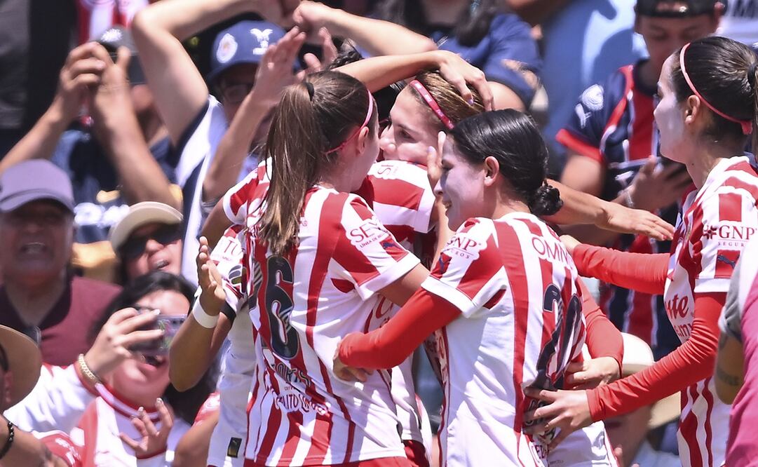 Chivas Femenil, tras imponerse en los Cuartos de Final del Clausura 2025 a Pumas - Foto: Imago7