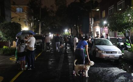 Se registra sismo de 7.1 grados la noche de este martes en la Ciudad de México 