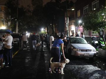 Se registra sismo de 7.1 grados la noche de este martes en la Ciudad de México