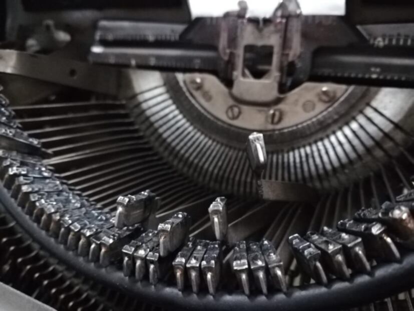 Cuando se escribía a máquina