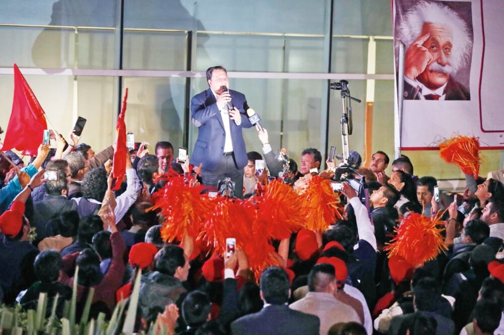 El abanderado garantizó que erradicará los feminicidios (IRVIN OLIVARES. EL UNIVERSAL)