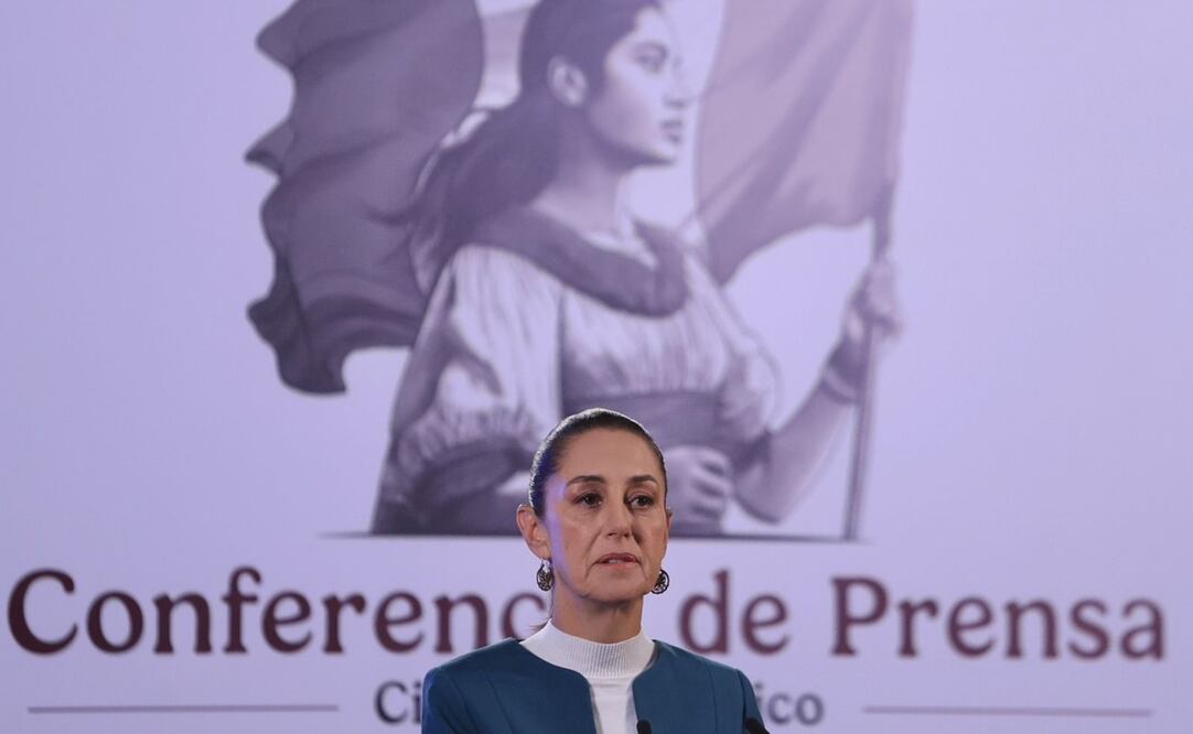 Conferencia matutina de la presidenta Claudia Sheinbaum Pardo el 3 de octubre del 2024 en el Salón Tesorería de Palacio Nacional. Fotos: Berenice Fregoso / EL UNIVERSAL
