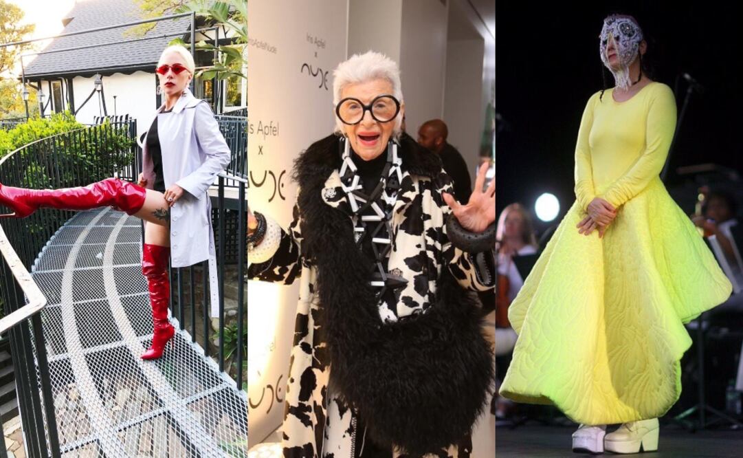 Estas mujeres, además de ser talentosas, destacan por su estilo al vestir. Foto: ladygaga, irisapfel, bjork