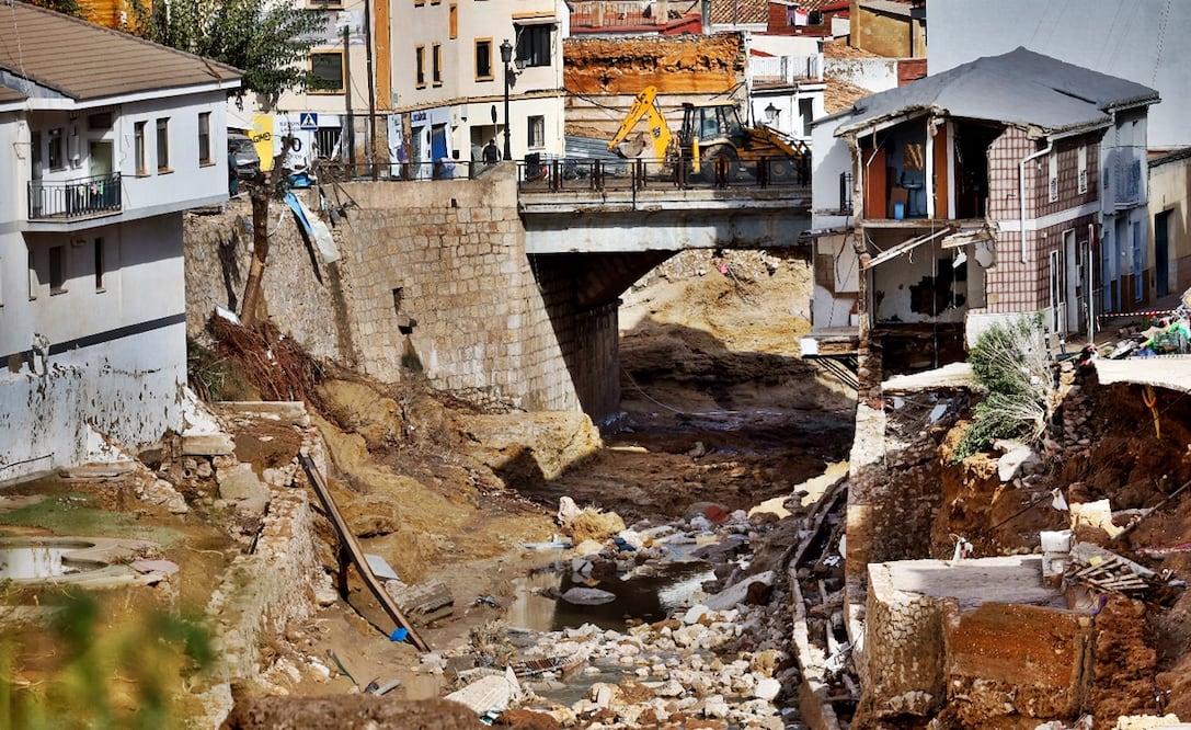 Inundaciones en Valencia, España. Foto: EFE