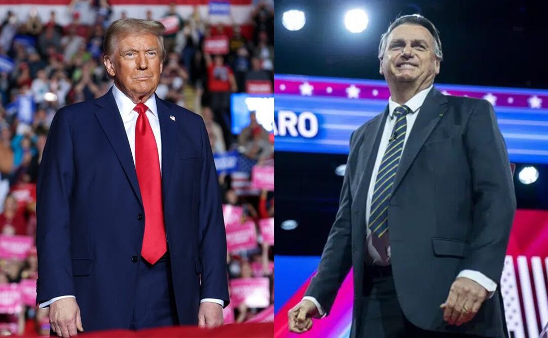 Bolsonaro tiene expectativas de que la victoria de Trump lo ayude a regresar a la presidencia de Brasil. Foto: especial