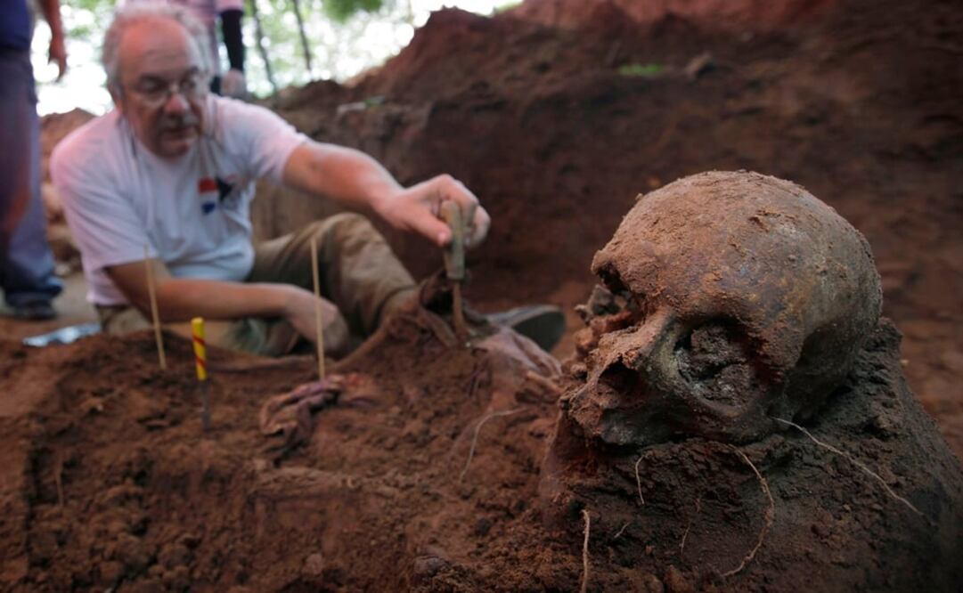 La evidencia analizada fue tomada el año pasado del sitio que fue descubierto en el cementerio de Bedlam. (FOTO: Archivo/EL UNIVERSAL)