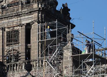 A tres años del 19S, la Catedral Metropolitana tiene un avance del 8% en los trabajos de restauración