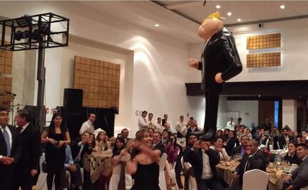 Mexican leftist senators defend battering Trump piñata