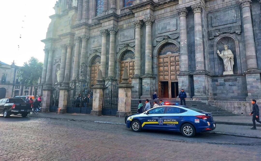 Operativo en Toluca por Semana Santa. Foto: Especial