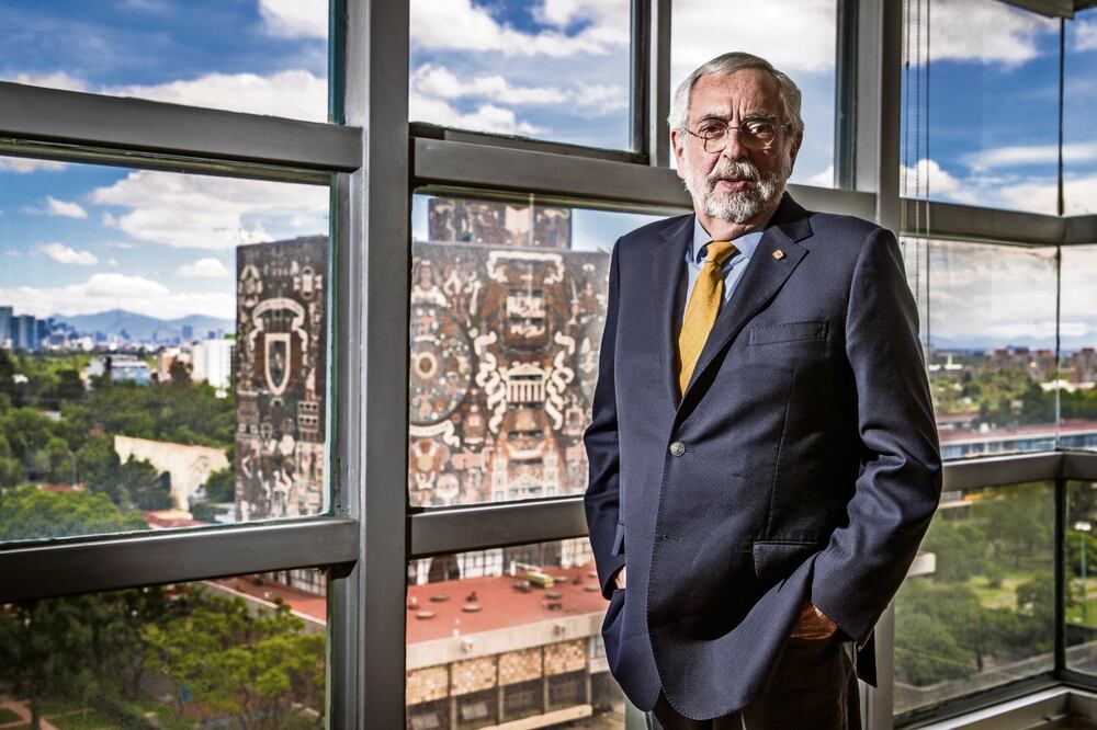 Entrevista Enrique Graue Wiechers, rector de la Universidad Nacional Autónoma de México. Foto: Germán Espinosa | El Universal