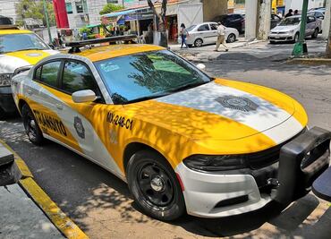 Patrullas de Tránsito, con cromática similar a las unidades de cuadrantes