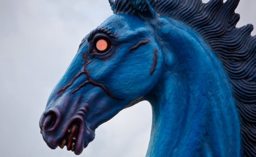 Se dice que la obra "Mustang", del Aeropuerto de Denver, representa a los Jinetes del Apocalipsis. (Foto: Cortesía Denver Airport)