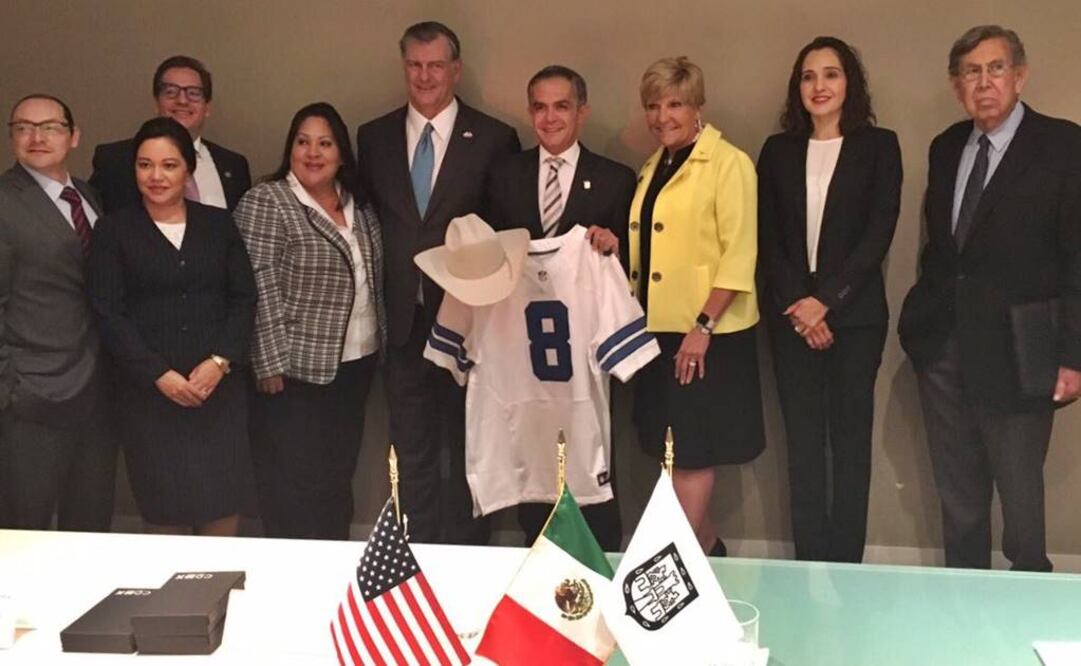 Los alcaldes realizaron una visita de trabajo a México del 5 al 8 de junio para reunirse con empresarios y autoridades mexicanas (Foto: Tomada de Twitter @ManceraMiguelMX)