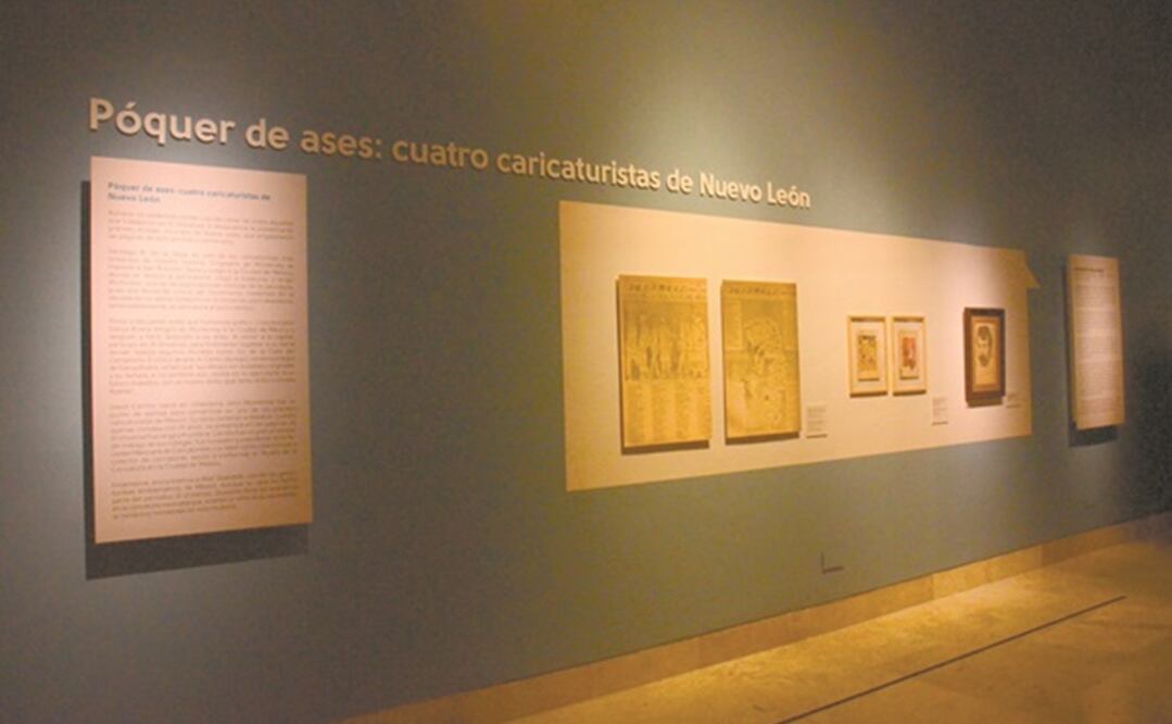 Módulo dedicado a moneros neoloneses como Santiago R. de la Vega, David Carrillo, Crescenciano Garza Rivera y Abel Quezada. Foto: EMILIO VÁZQUEZ. EL UNIVERSAL