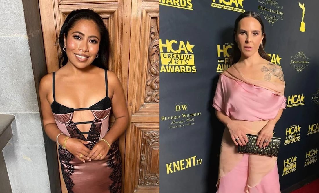 Yalitza Aparicio y Kate del Castillo. Fuente: Producción El Universal