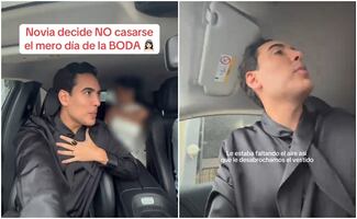 ⁠VIDEO: Influencer capta el instante en que una novia se arrepiente de casarse a pocos minutos de la ceremonia 