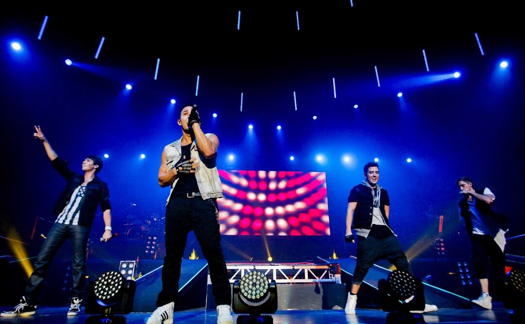 Concierto del grupo " Big Time Rush " en el Palacio de los Deportes de la Ciudad de Mexico. Foto: Yadin Xolalpa 