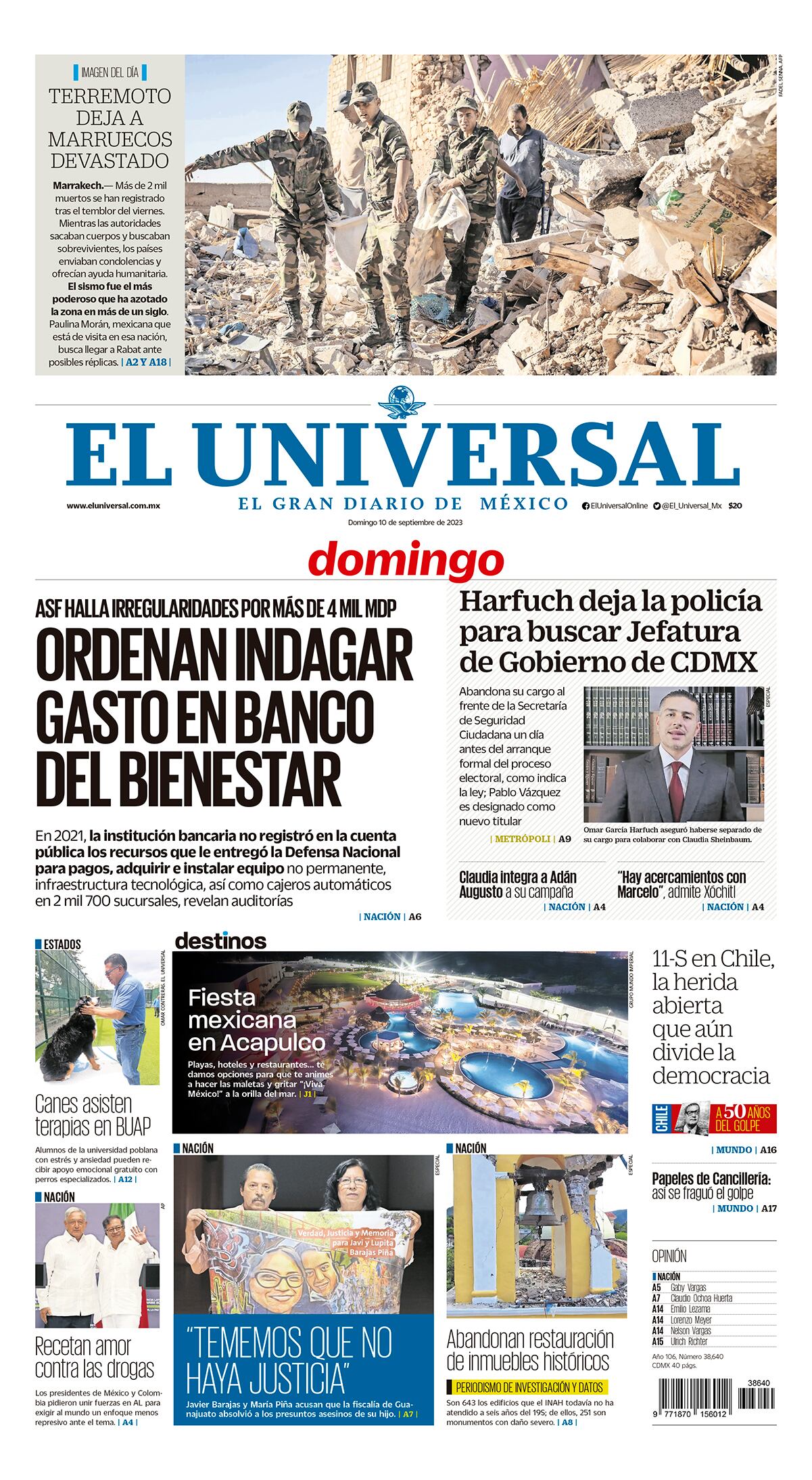 Portada impresa