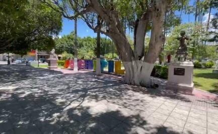 Fracasa convocatoria para derrumbar la estatua de Florinda Meza en Zacatecas; no acudieron contingentes