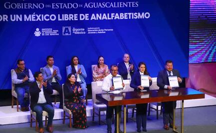 María Teresa Jiménez firma convenio con INEA; Aguascalientes se compromete a reducir el analfabetismo en el estado