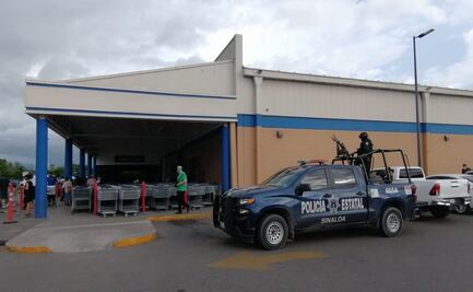 Roban casi un millón de pesos en banco dentro de supermercado en Culiacán