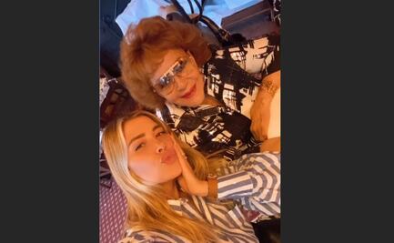 Este es el reencuentro de la hija de Luis Miguel con su bisabuela Silvia Pinal