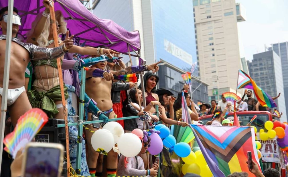 Aspectos de la 48 Marcha del Orgullo LGBTTTIQA+ en la Ciudad de México. Foto: Karla Guerrero / EL UNIVERSAL