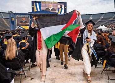 Universidad de Columbia cancela acto de graduación debido a protestas contra guerra en Gaza