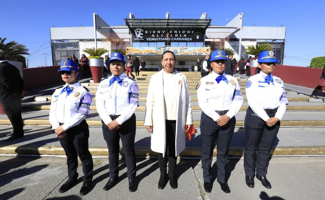 La alcaldesa de Venustiano Carranza, Evelyn Parra Álvarez, reafirmó su compromiso con las mujeres de la demarcación (26/11/2024). Foto: Especial