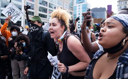 Con detenciones, Nueva York se suma a protestas por muerte de George Floyd