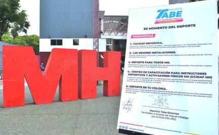 Mauricio Tabe ofrece regresar espacios deportivos a la comunidad en Miguel Hidalgo